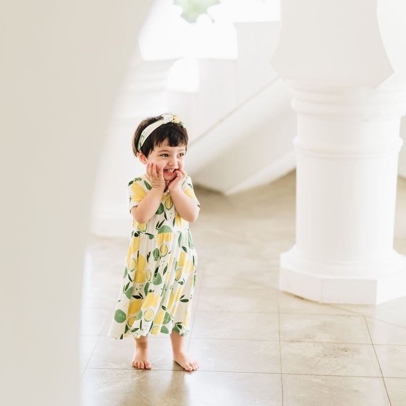 Lemon Angel Bodysuit Twirl Dress