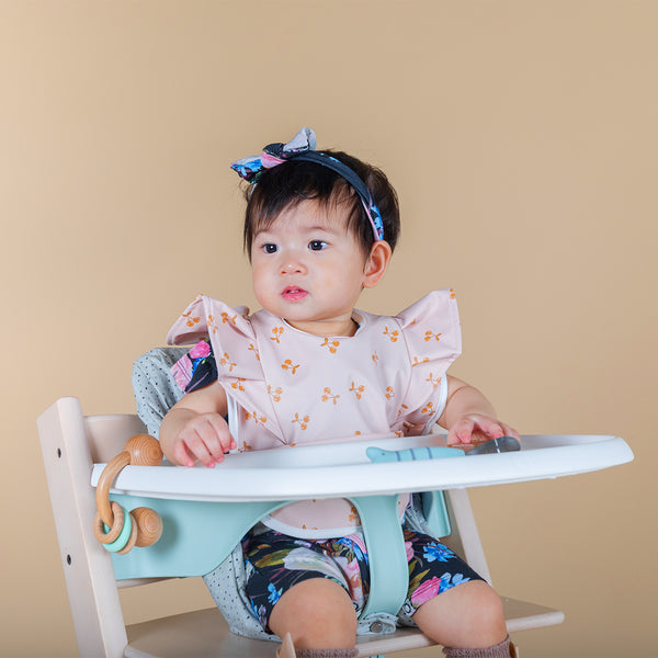 Cherry Blossom Waterproof Feeding Bib