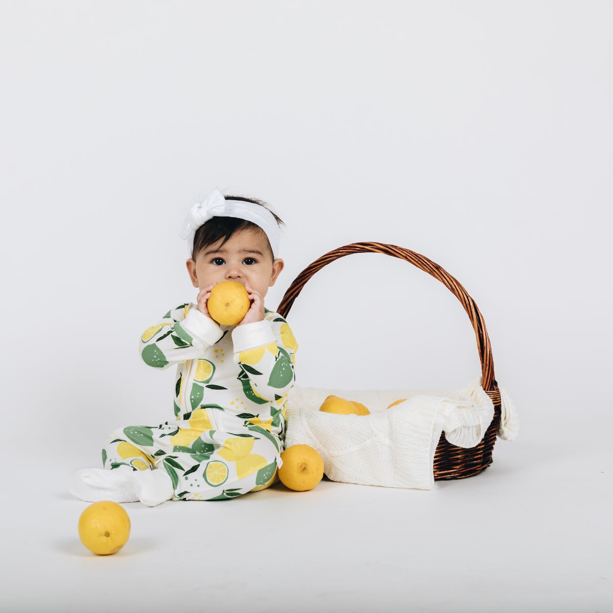 Lemon Angel Long Sleeves Zipper Romper