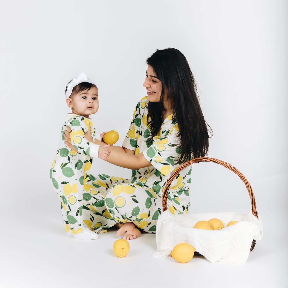 Lemon Angel Long Sleeves Zipper Romper